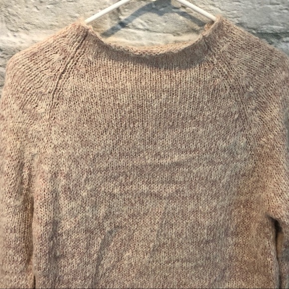 REVOLVE- AYNI Women's One Size Pink/White Handmade Knit Long Sleeve Top - Picture 7 of 13